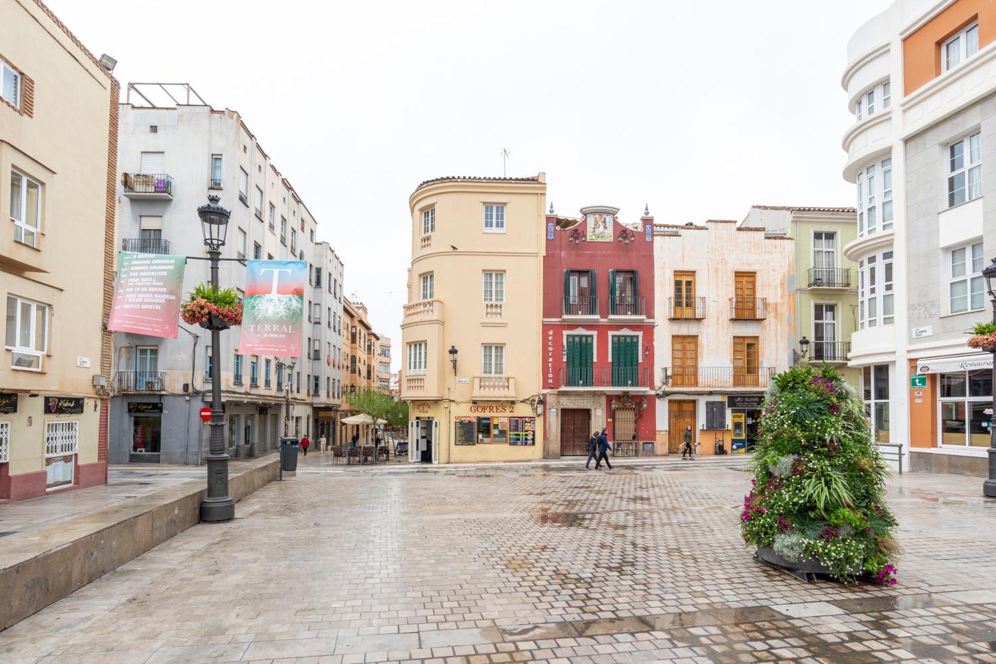 Teatro Plaza Apartments Málaga Kültér fotó