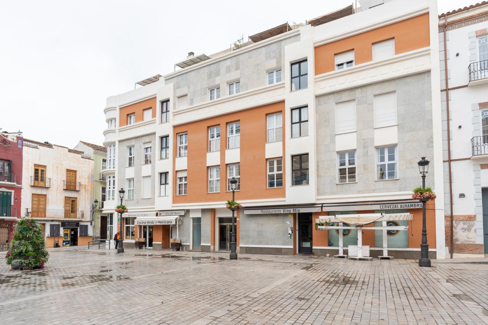 Teatro Plaza Apartments Málaga Kültér fotó